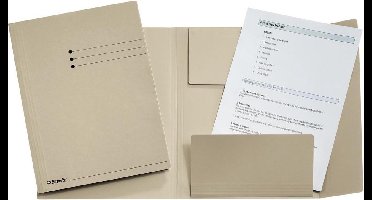 100x Esselte dossiermap grijs, folio