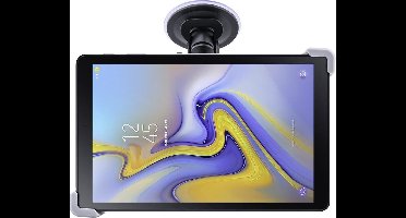 Shop4 - Geschikt voor Samsung Galaxy Tab A 10.5 Autohouder Raam Tablet Houder Zwart