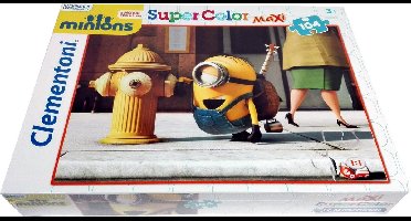 Minions - Clementoni Super Color Maxi Puzzel - 104 stukjes
