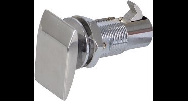 Talamex Spoelkastsluiting Met Luxe Ovale Handgreep Zilver