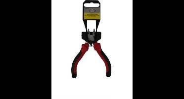 Hofftech Mini zijsnijtang - precisie en comfort - 115 mm - rood/zwart