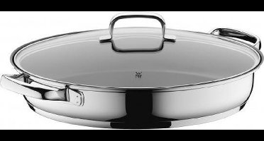 WMF Vispan - 38 x 26 cm - RVS - Glazen Deksel - Inductie - Geschikt voor Grote Porties