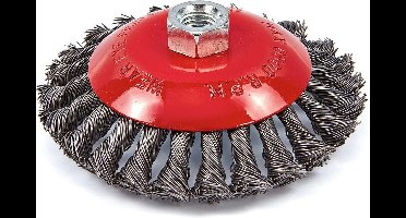 3 Stuks 125 mm Staalborstel met gedraaide draad voor de Haakse Slijper