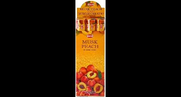HEM Wierook - Musk Peach - Slof (6 pakjes/120 stokjes)