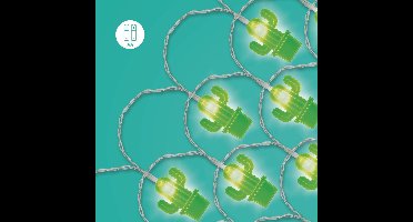 Mustard Fun Decoratie Verlichting Cactus - Kunststof