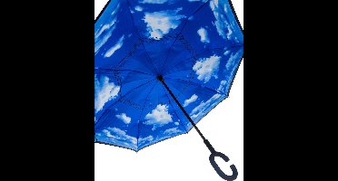 United Entertainment Dubbeldoeks Omgekeerde Wolken Umbrella - automatisch - 108 cm