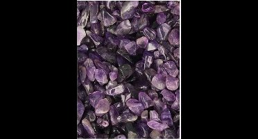 Trommelstenen Amethist - 100 gram
