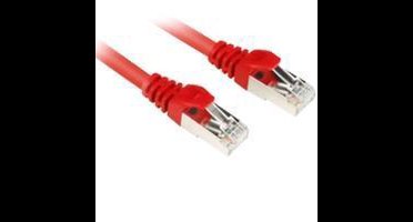 Sharkoon 4044951014897 - Netwerkkabel - RJ45 - 25 cm - Rood