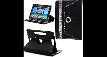 Universele 8 inch Case voor met 360° draaistand  Tablets en e-Readers · Kleur Zwart