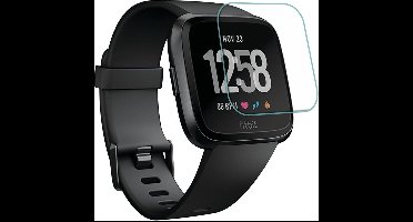 Screenprotector geschikt voor Fitbit Versa Lite - Tempered Glass Gehard Glas
