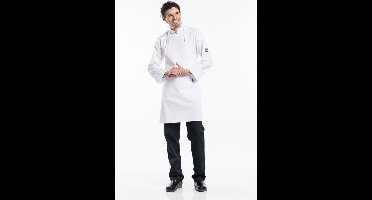 Benza Schort Keukenschort Chaud Devant - Wit (75 x 80 cm)