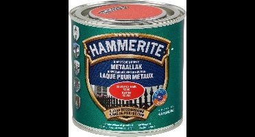 Hammerite Metaallak - Satin - Rood - 0.25L