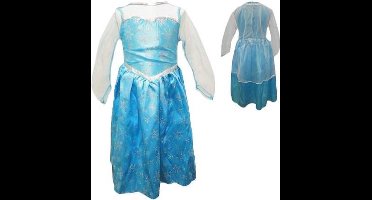Disney Verkleedjurk elsa blauw maat 98/104 3-4 jaar