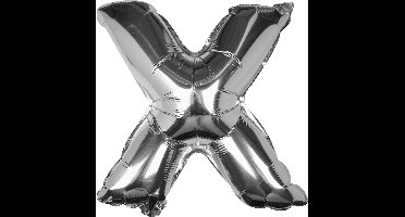 Ginger Ray Pick & Mix - Folieballon letter X - zilver