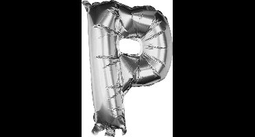 Ginger Ray Pick & Mix - Folieballon letter P - zilver