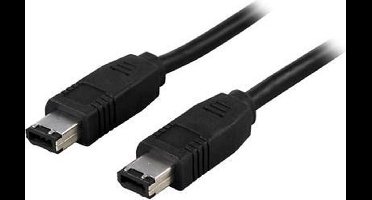 Deltaco FW-3 3m Zwart firewire-kabel