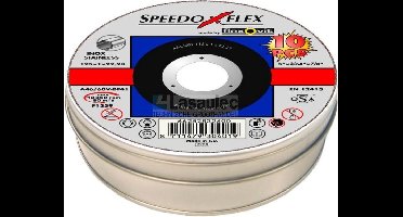 Doorslijpschijf RVS 1x125 - 10 stuks in blik