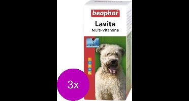 Beaphar Lavita Multi-Vit Hond - Voedingssupplement - Huid - Vacht - 3 x 20 ml