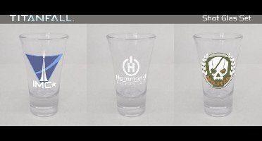 Titanfall Shotglasses Set of 3