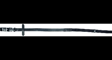 Star Teugel Martingaal 16mm Zwart Pony