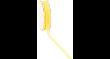 Zacht Geel Organzalint 10 mm / 50 mtr.