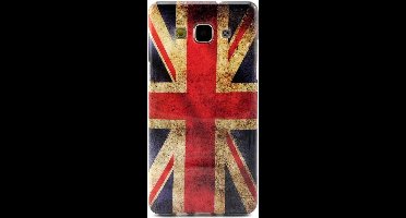 Shop4 - Samsung Galaxy A5 Hoesje - Zachte Back Case Vintage Britse Vlag