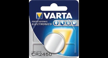 Varta Knoopcel Batterij CR2450 Lithium - 1 stuks