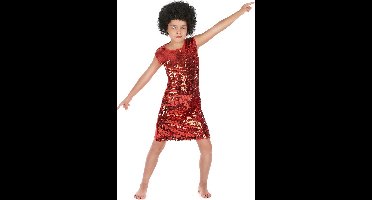 Vegaoo - Rode disco jurk voor meisjes