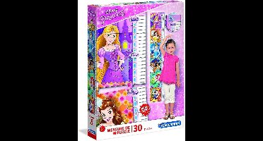 Clementoni - Disney Princess - Measure Me - Kinderpuzzel - 21 x 118 cm - 30 Stukjes - Vanaf 3 jaar