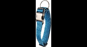 Flamingo Halsband Jannu Blauw - Blauw - 55 - 75 cm x 38 mm