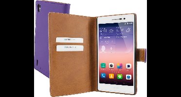 Mobiparts - Paarse premium booktype - Huawei Ascend P7