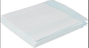 Flamingo Puppy Trainingsmat - Wit/Lichtblauw - 90 x 60 cm - 5 stuks