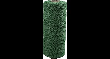 Katoen getwijnd koord , l: 320 m, groen, Dunne kwaliteit 12/12, 250 gr