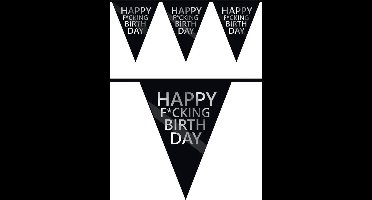 Vlaggenlijn pe 6 m HAPPY F*CKING BIRTHDAY