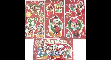 Grote raamstickers Disney - Kerst