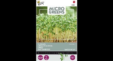 Buzzy® Microgreens, Tuinkers - 15 Gram - Snelgroeiende klassieker met frisse smaak