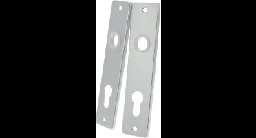 Kortschild Profielcilinder 72 Aluminium F1 - 2 stuks
