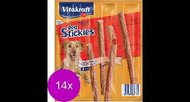 Vitakraft Dog Stickies 4x11 g - Hondensnacks - 14 x Rund
