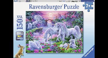 Ravensburger Eenhoorns in het avondrood - Puzzel van 150 stukjes