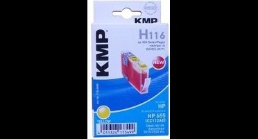 KMP H116 / HP655 (CZ112AE) tonercartridge 1 stuk(s) Geel