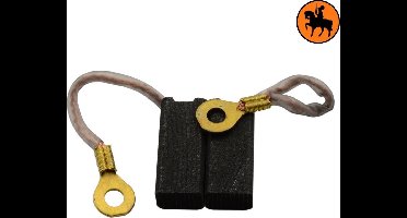 Koolborstelset voor Black & Decker frees/zaag SR800E - 6x8x18mm