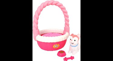 Little Live Pets Hond Blossy met Mand - Speelset