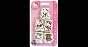 Hello Kitty 5 gummen op kaart