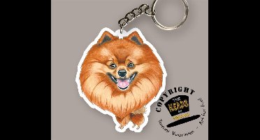 Sleutelhanger Hond Kleinspitz