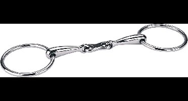 Kerbl Bit Watertrens dubbelgebroken frans hol - Rvs - 13,5cm