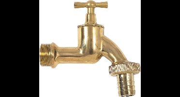 Kraantje in messing voor regenton