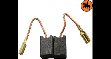 Koolborstelset voor Rupes Slijper BA225 - 6x8x13mm - Vervangt 47105