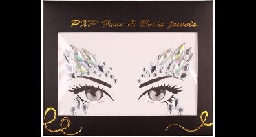 PartyXplosion Face & Body Jewels - Glitter stickers voor festivals en carnaval