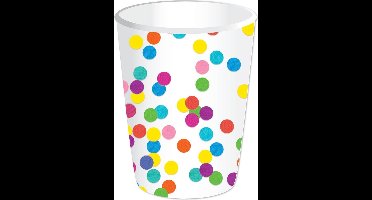 Haza Original Feestbekers Confetti 8 Stuks