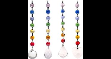 Set van 4 Feng-Shui Chakrakristallen